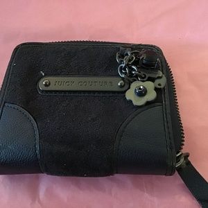 Juicy Couture Navy Blue Zip Around Wallet